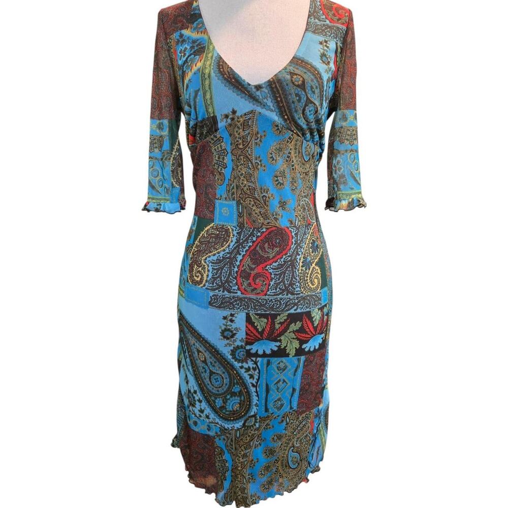 Super cute y2k patchwork paisley